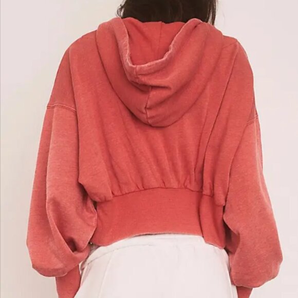 new Free People Movement Low Key Zip Up Hoodie - Picture 2 of 4